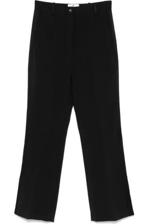 Elisabetta Franchi Femme, Pantalons, Noir, Taille: 42 FR Pantalon Évasé Court