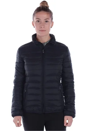Emporio Armani Femme, Vestes, Noir, Taille: 40 FR Veste en Denim Élégante