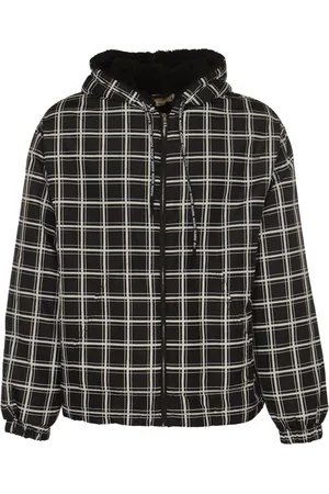 Marni Homme, Vestes, Noir, Taille: M Veste à Capuche à Carreaux