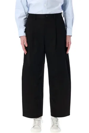 Comme des Garçons Homme, Pantalons, Noir, Taille: S Pantalon Chino Noir Jambe Large
