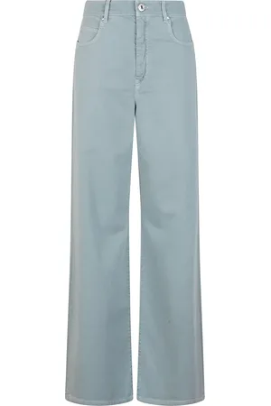 Max Mara Femme, Jeans, Gris, Taille: 36 FR Wide Jeans