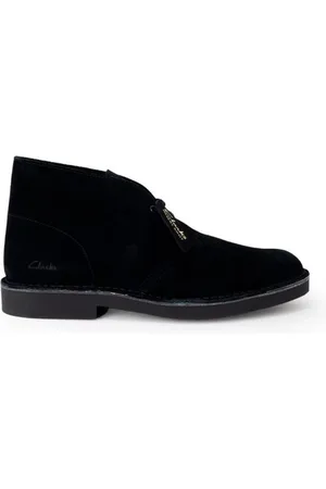 Clarks Homme, Chaussures, Noir, Taille: 46 EU Bottines en cuir avec talon de 2 cm