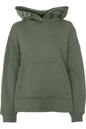 Closed Homme, Sweatshirts et sweats à capuche, Vert, Taille: S Sweat à Capuche Brodée Logo avec Poche Kangourou