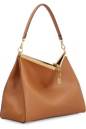 Etro Femme, Sacs, Brun, Taille: ONE Size Sac bandoulière en cuir avec pochette amovible