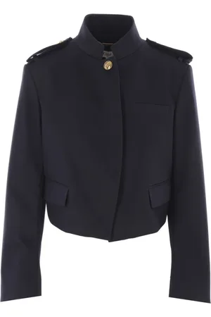 Chloé Femme, Vestes, Bleu, Taille: 36 FR Veste Courte en Coton
