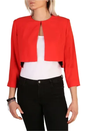 Guess Femme, Vestes, Rouge, Taille: 44 FR Blazer Printemps/Été