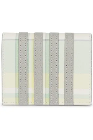 Thom Browne Homme, Accessoires, , Taille: ONE Size Portefeuille Bi-Fold à Carreaux