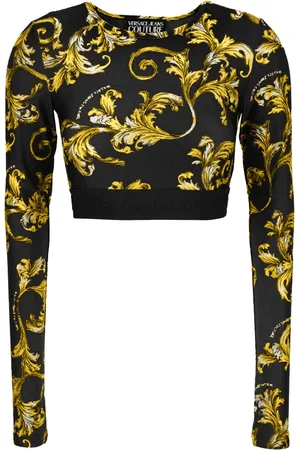 VERSACE Femme, Tops, Multicolore, Taille: 34 FR T-shirts et Polos Noirs