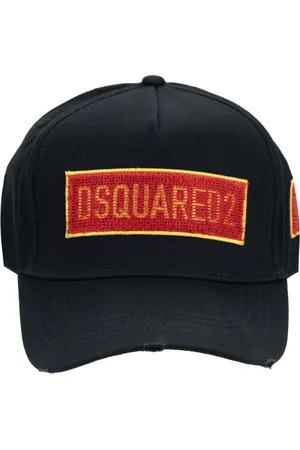 Dsquared2 Unisex, Accessoires, Noir, Taille: ONE Size Casquette de baseball brodée