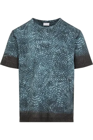 DRIES VAN NOTEN Homme, Tops, Multicolore, Taille: M T-Shirt Petrol Hubba
