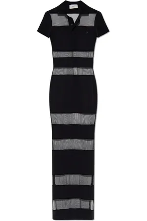 COPERNI Femme, Robes, Noir, Taille: 40 FR Robe Polo Transparente à Rayures
