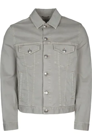 Brunello Cucinelli Homme, Vestes, Gris, Taille: 3XL Vestes en Denim pour un Look Élégant