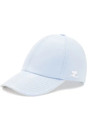 Courrèges Homme, Accessoires, Bleu, Taille: S Casquette à Patch Logo