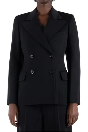 Maison Margiela Femme, Vestes, Noir, Taille: 38 FR Veste en laine