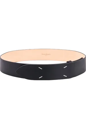 Maison Margiela Femme, Accessoires, Noir, Taille: 80 CM Ceinture Élégante en Cuir