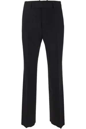 Salvatore Ferragamo Homme, Pantalons, Noir, Taille: S Pantalon Sartorial de Luxe