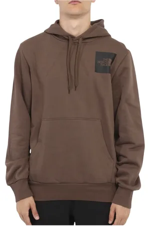 The North Face Homme, Sweatshirts et sweats à capuche, Brun, Taille: S Sweat à capuche avec poche avant et logo