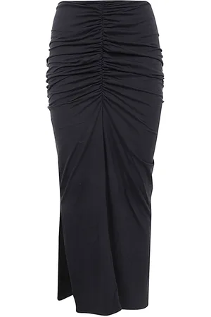 Entire Studios Femme, Jupes, Gris, Taille: 38 FR Soot Surge Skirt