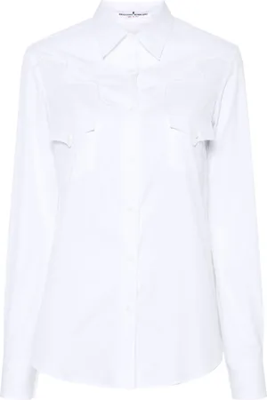 ERMANNO SCERVINO Femme, Blouses et Chemises, Blanc, Taille: 40 FR Chemise Élégante