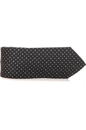 CANALI Homme, Accessoires, Noir, Taille: ONE Size Cravate unie en soie