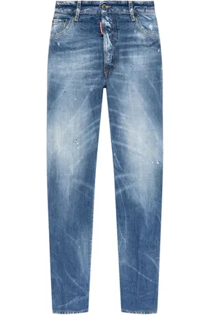 Dsquared2 Homme, Jeans, Bleu, Taille: L Pantalon Bleu Poudre Tapered Leg