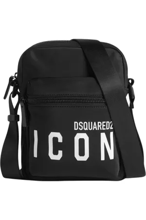 Dsquared2 Femme, Sacs, Noir, Taille: ONE Size Sac bandoulière en nylon avec logo iconique