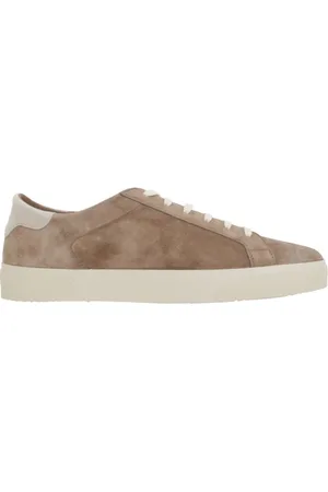 Brunello Cucinelli Homme, Chaussures, , Taille: 41 EU Baskets basses en daim avec logo