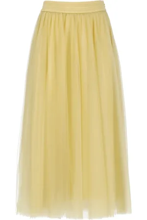 Fabiana Filippi Femme, Jupes, Jaune, Taille: 36 FR Jupe en Tulle Jaune
