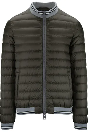 HERNO Homme, Vestes, Vert, Taille: L Veste Homme à Fermeture Éclair en Duvet