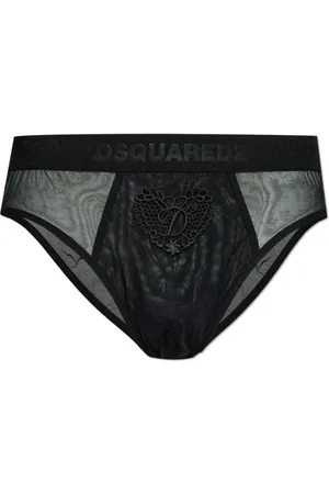Dsquared2 Homme, Sous-vêtements, Noir, Taille: S Culottes avec Broderie