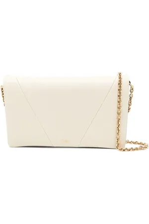 Chloé Femme, Sacs, , Taille: ONE Size Portefeuille avec Chaîne Dorée