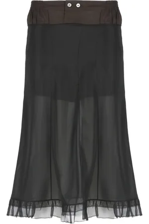 Maison Margiela Femme, Jupes, Noir, Taille: 38 FR Jupe en tulle noire avec détail de