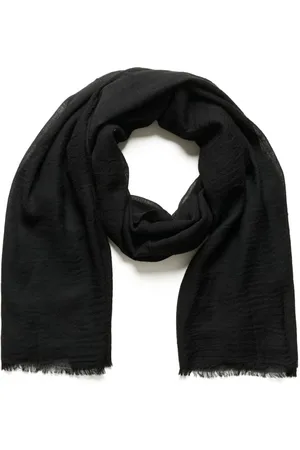 Part Two Femme, Accessoires, Noir, Taille: ONE Size Écharpe en Laine Noire Style Madihapw
