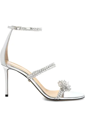 Mach & Mach Femme, Chaussures, Gris, Taille: 39 EU Sandales d`été élégantes