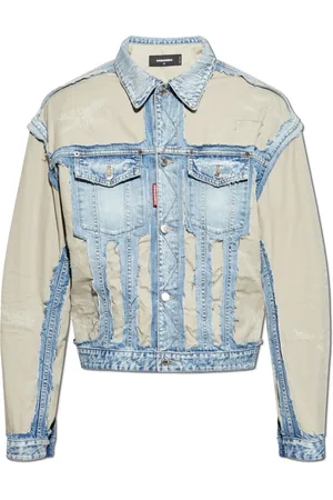 Dsquared2 Homme, Vestes, , Taille: 2XL Veste en matières combinées