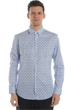 D.A. Daniele Alessandrini Homme, Chemises, Multicolore, Taille: L Chemise Polo Col Basique