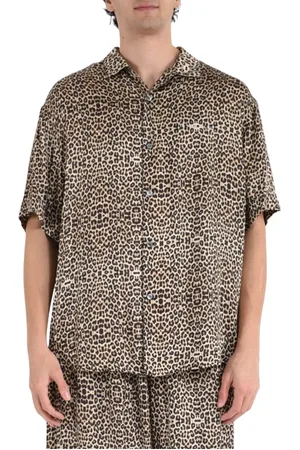 Ih Nom Uh Nit Homme, Chemises, Multicolore, Taille: XL Chemise Imprimé Léopard