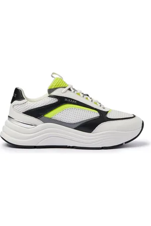 Mallet Homme, Chaussures, Multicolore, Taille: 40 EU Cyrus 2.0 Baskets Blanches et Jaunes