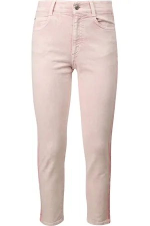 Stella McCartney Femme, Jeans, Rose, Taille: W26 Jean Slim Logo Détails