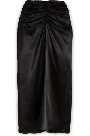Lanvin Femme, Jupes, Noir, Taille: 38 FR Gonne Jupe Midi