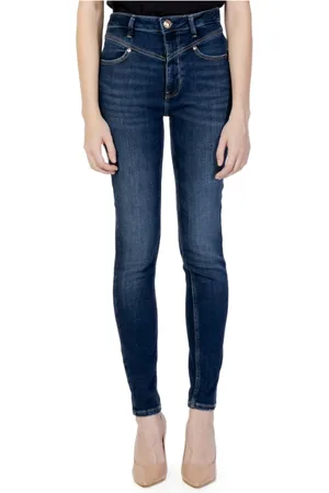 Guess Femme, Jeans, Bleu, Taille: W24 L29 Jean Skinny Bleu Taille Haute