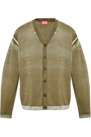 Diesel Homme, Pulls, Vert, Taille: L K-Larence-Cardigan-B