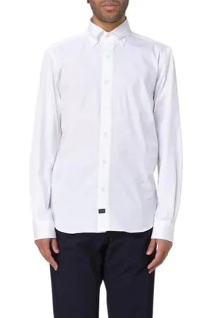 FAY Homme, Chemises, Blanc, Taille: XL Chemise Blanche Décontractée