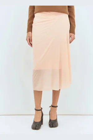 DRIES VAN NOTEN Femme, Jupes, Rose, Taille: 42 FR Jupe drapée taille haute