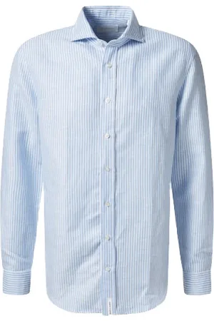 Baldessarini Homme, Chemises, Bleu, Taille: 2XL Chemise Hugh au Style Classique