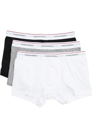 Dsquared2 Homme, Sous-vêtements, Multicolore, Taille: S Lot de boxers taille mi-haute