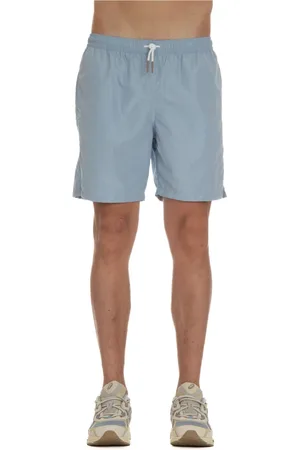 ELEVENTY Homme, Maillots de bain, Bleu, Taille: L Short de Bain Uni à Séchage Rapide