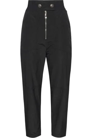 Elisabetta Franchi Femme, Pantalons, Noir, Taille: 40 FR Pantalon Cargo Slim-fit