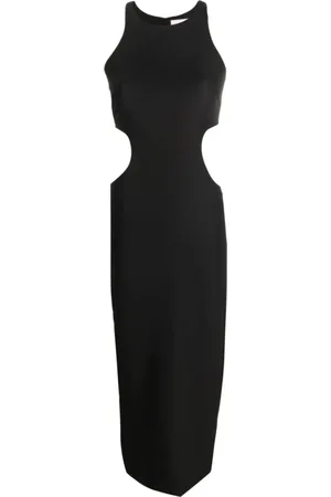 Chiara Ferragni Femme, Robes, Noir, Taille: 38 FR Robe Cady Stretch Noire avec Découpe et Fente au Dos