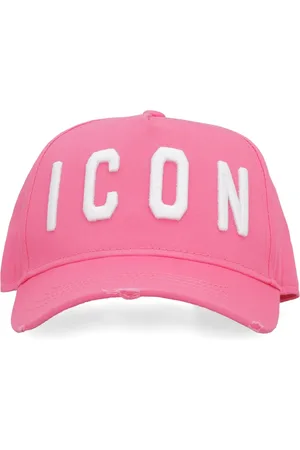 Dsquared2 Femme, Accessoires, Rose, Taille: ONE Size Casquette de baseball à logo en relief